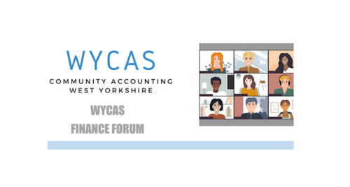 WYCAS Finance Forum for West Yorkshire Groups (October) (online)